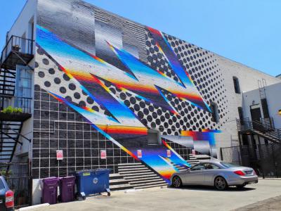 Felipe Pantone’s Mural, Long Beach