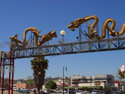 Chinatown Gateway Monument (The Dragon Gate), Los Angeles