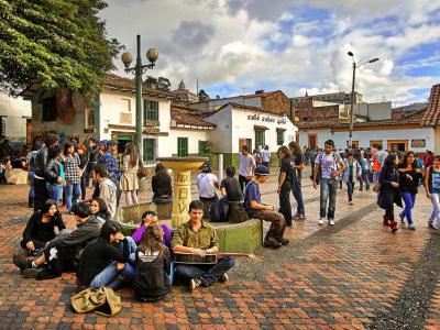 Plaza Chorro de Quevedo (Quevedo's Fountain Square), Bogota