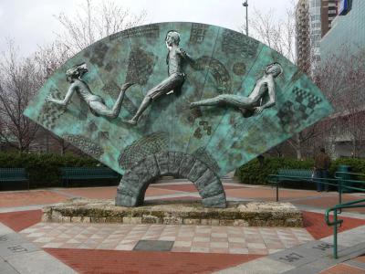 Quilt of Origins and AHEPA Tribute Statue