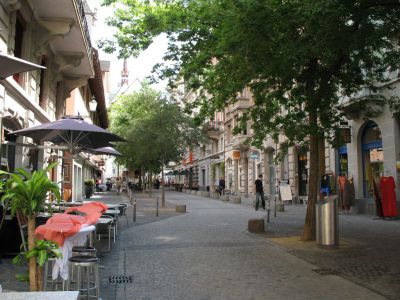 Niederdorfstrasse (Niederdorf street), Zurich