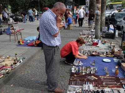 Dry Bridge Flea Market, Tbilisi