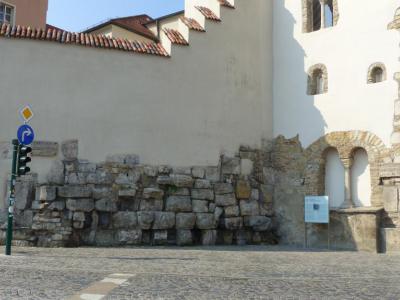 Northeast Corner Roman Wall Remaints