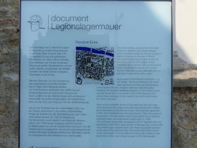 "Document Legionslagermauer” in Dachau Square