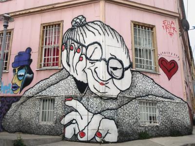 Cerro Alegre (Cheerful Hill Street Art)