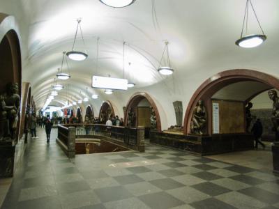Moscow Metro: Revolution Square Station, Moscow