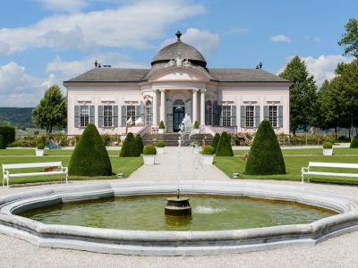 Barockgarten mit Pavillon (Baroque Garden with Pavilion), Melk