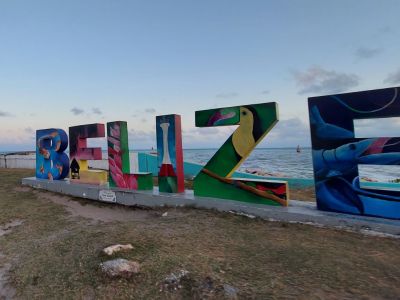 The Belize Sign Monument
