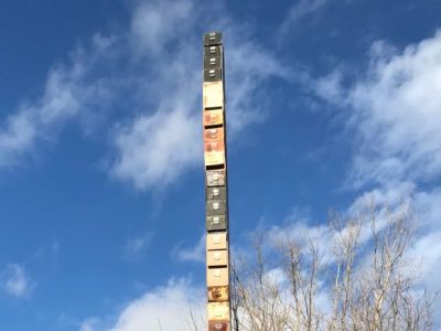 World's Tallest File Cabinet, Burlington