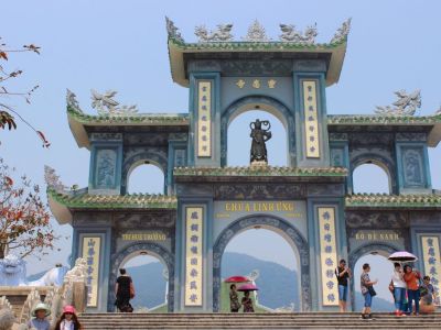 Linh Ung Pagoda. Lady Buddha., Danang