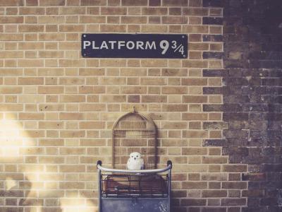 King's Cross Station & Platform  9 3⁄4, London