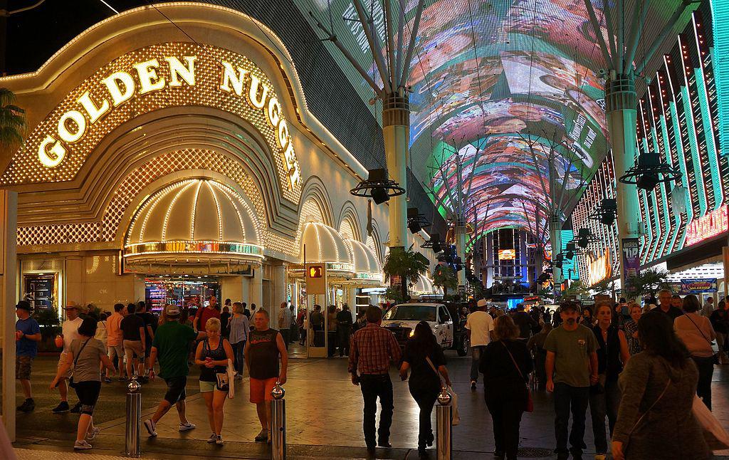LAS VEGAS - FEBRUARY 14 : The Interior Of New York-New York Hotel & Casino  In Las Vegas On February 14 2013; This Hotel Simulates The Real New York  City Street And