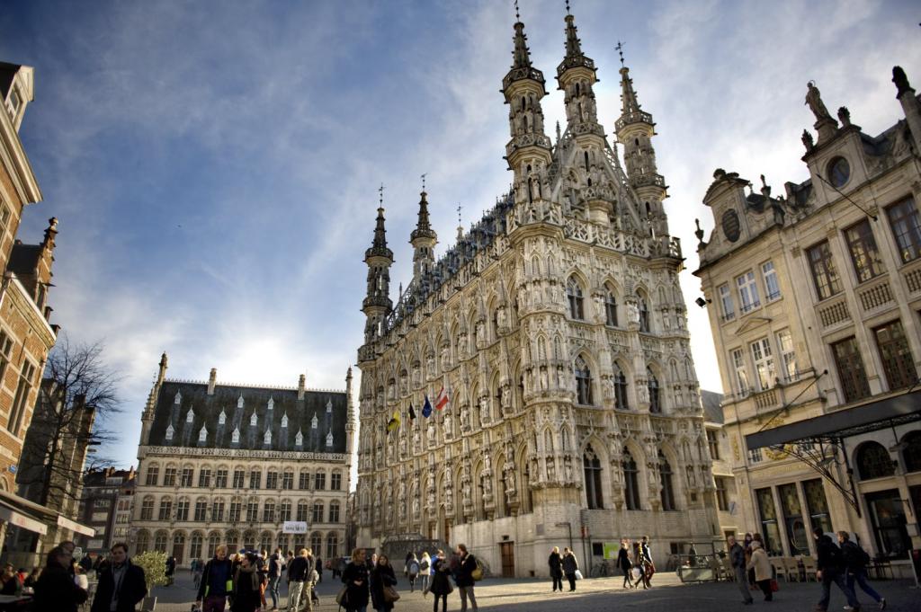 Famous Architecture Walk, Leuven, Belgium