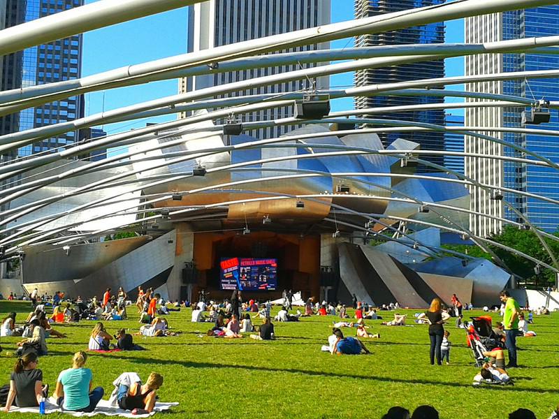 Jay Pritzker Pavilion, Chicago Jay Pritzker Pavilion, Chicago