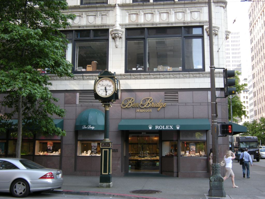 Seattle Clock Building Ben Bridge Clock, Seattle