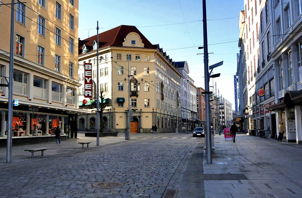 Street map Bergen Norway pdf