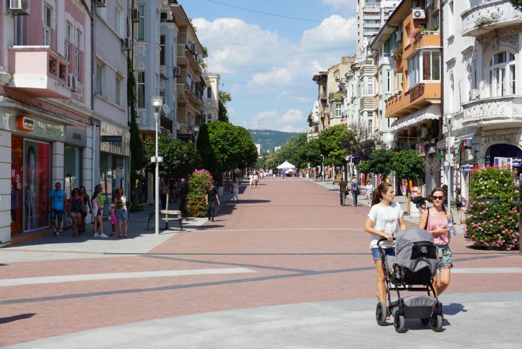 Slivnitsa Kniaz Boris I Shopping Area Varna