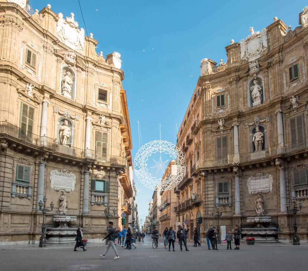 Quattro Canti (Four Corners Square), Palermo