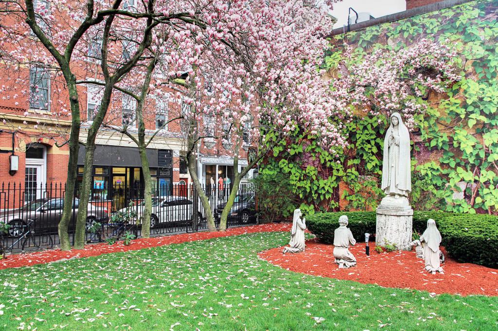 St. Leonard's Church and Peace Garden, Boston