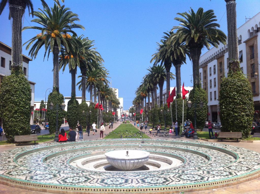 Avenue Mohammed V à Rabat