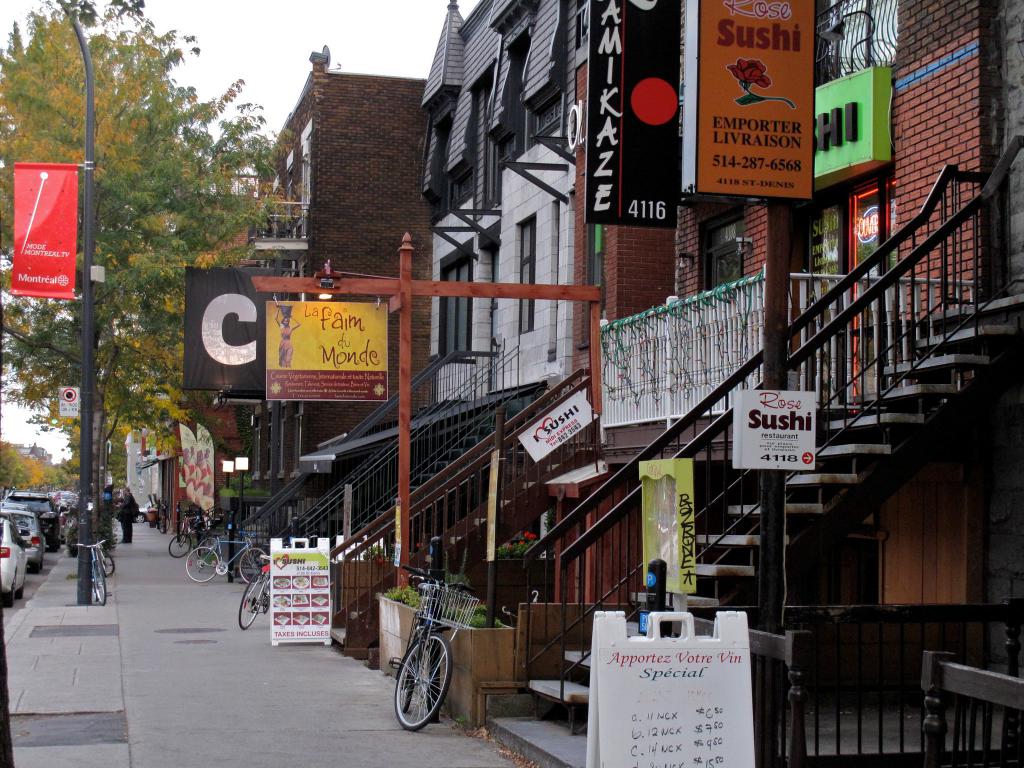 SaintDenis Street, Montreal