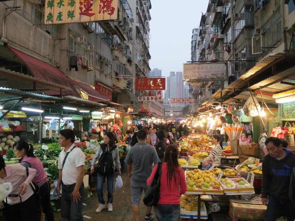 Temple Street Night Market Hong Kong
